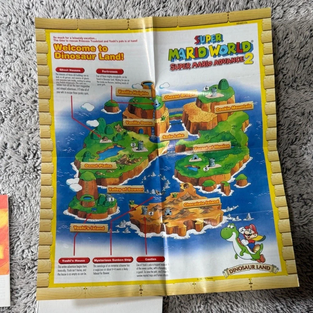 CIB Super Mario World Super Mario Advance 2 Nintendo Game Boy Advance Video Game